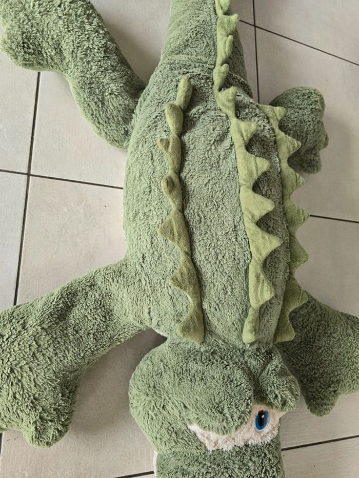 Grosse peluche crocodile 1,30m de long - photo numéro 3