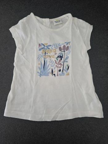 T shirts tape à l'oeil 12 mois