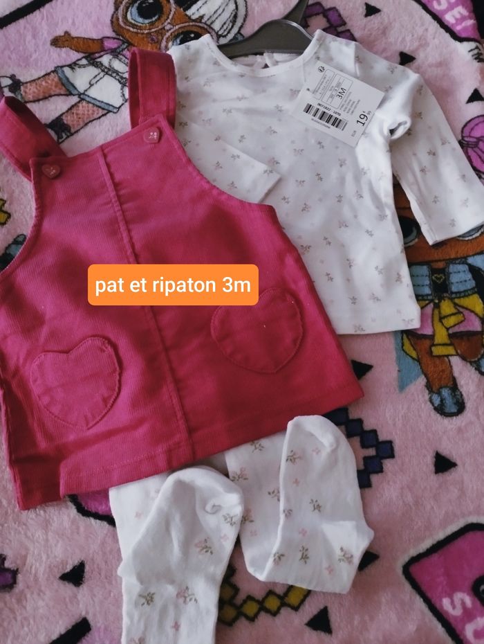 Ensemble fille pat et ripaton 3m