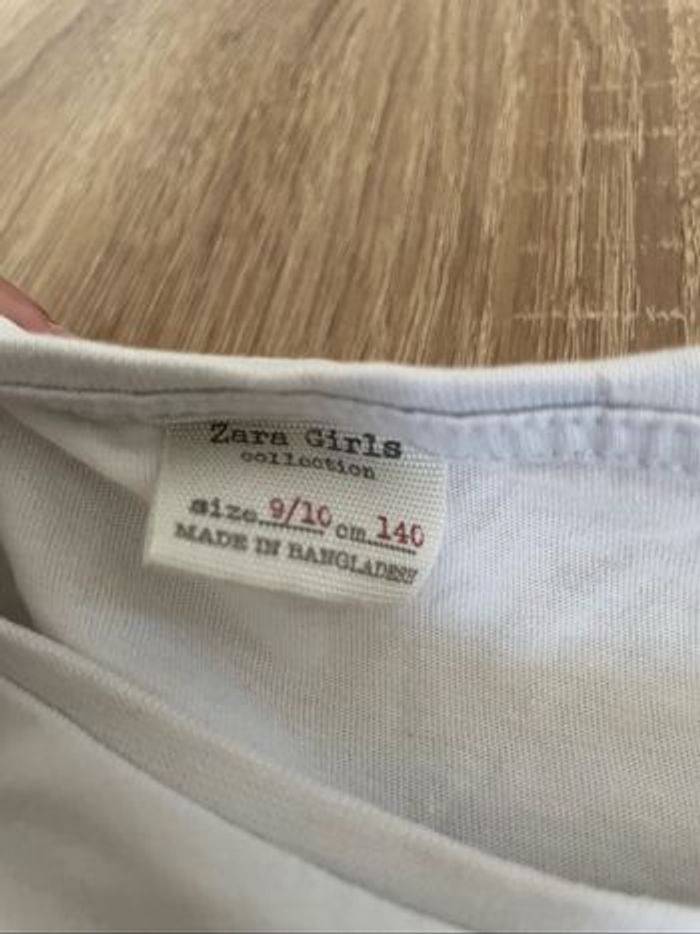 Lot vêtements fille 10 ans jeans pantalon et haut manche longue - photo numéro 6