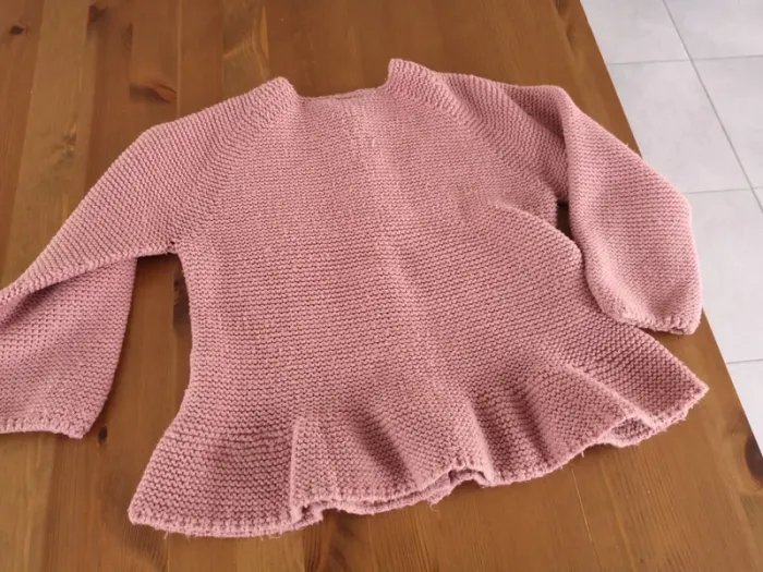 Gilet vieux rose 3/4 ans - photo numéro 2