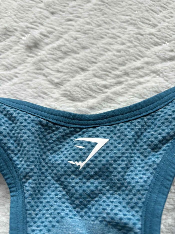 Ensemble Gymshark Vital Seamless – Brassière Legging taille haute Bleu Turquoise M/38– Comme Neuf - photo numéro 8