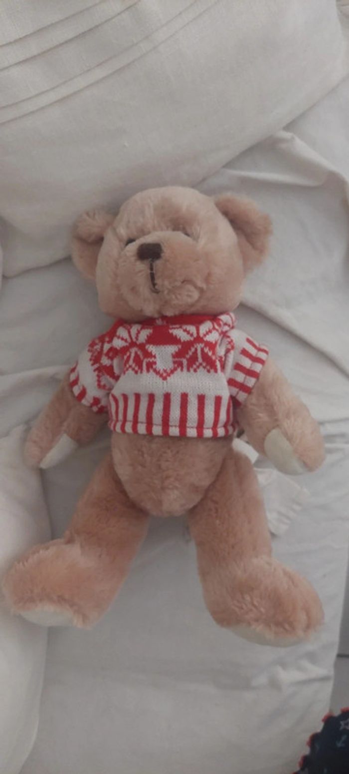 Ours en peluche articulé vintage Lancelot 40 cm - photo numéro 3