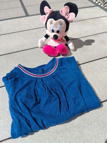 Jolie robe bleu marine tao 18 mois