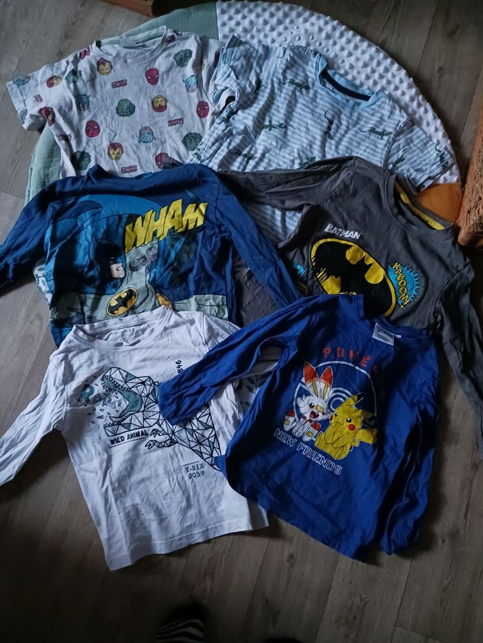 Lot de 6 T-shirt en 6 ans