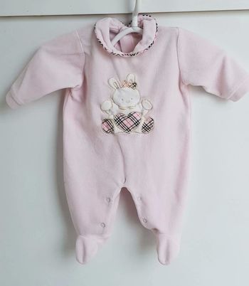 Pyjama fille 1-3 mois velours