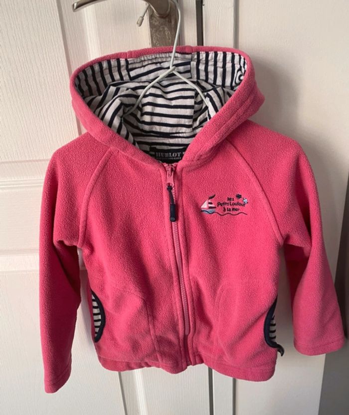 Polaire rose hublot 24/36 mois - photo numéro 2