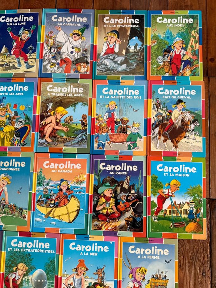 Bon état - lot incroyable de 21 titres collection Caroline livres bd albums couleurs - photo numéro 4