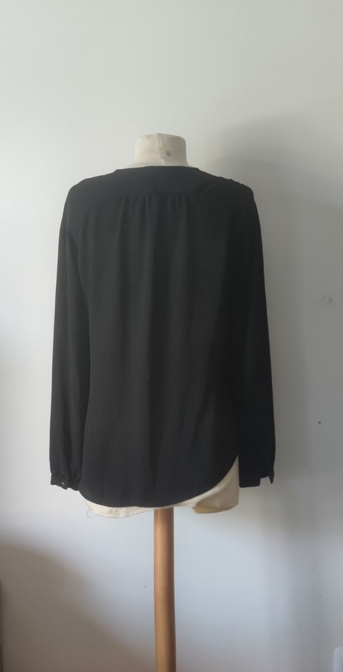 🖤 Haut noir fluide à zip doré – Pimkie – Taille M – Femme - photo numéro 2