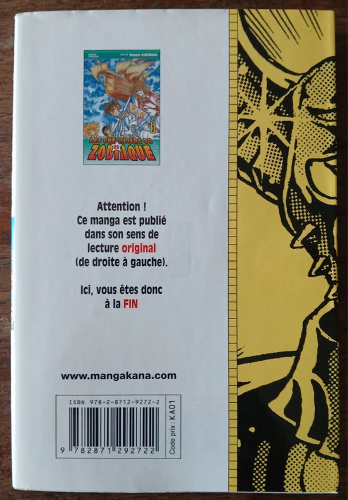 Les Chevaliers du Zodiaque Tome 24 Kana Français 🇨🇵 - photo numéro 2