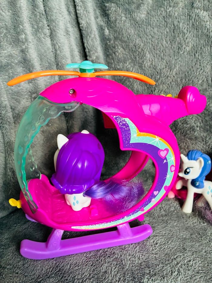 Lot mon petit poney avec hélicoptère - photo numéro 10