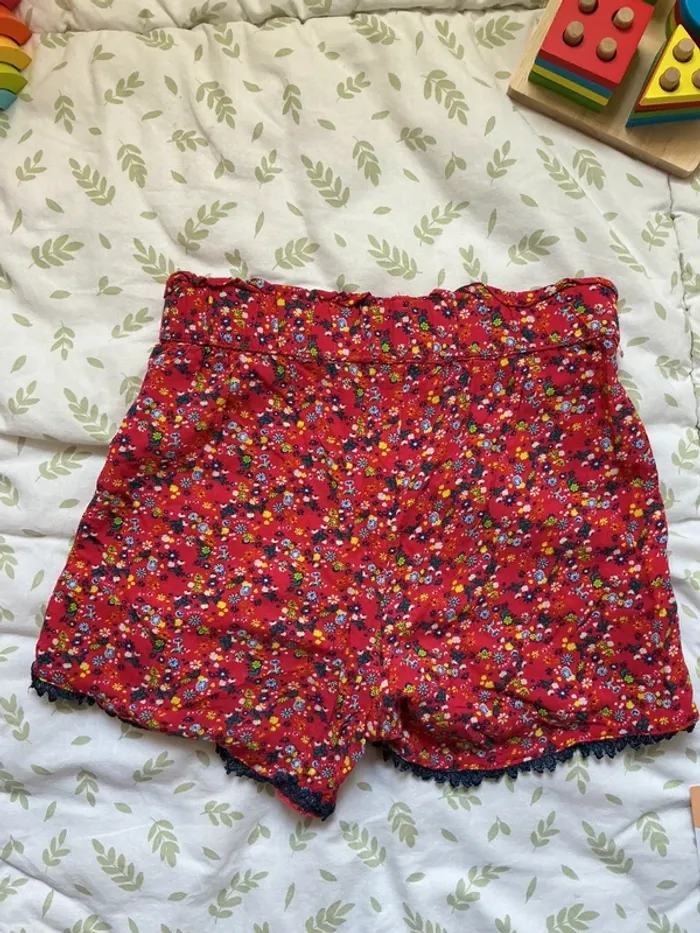 short rouge fleuri 10 ans influx - photo numéro 7