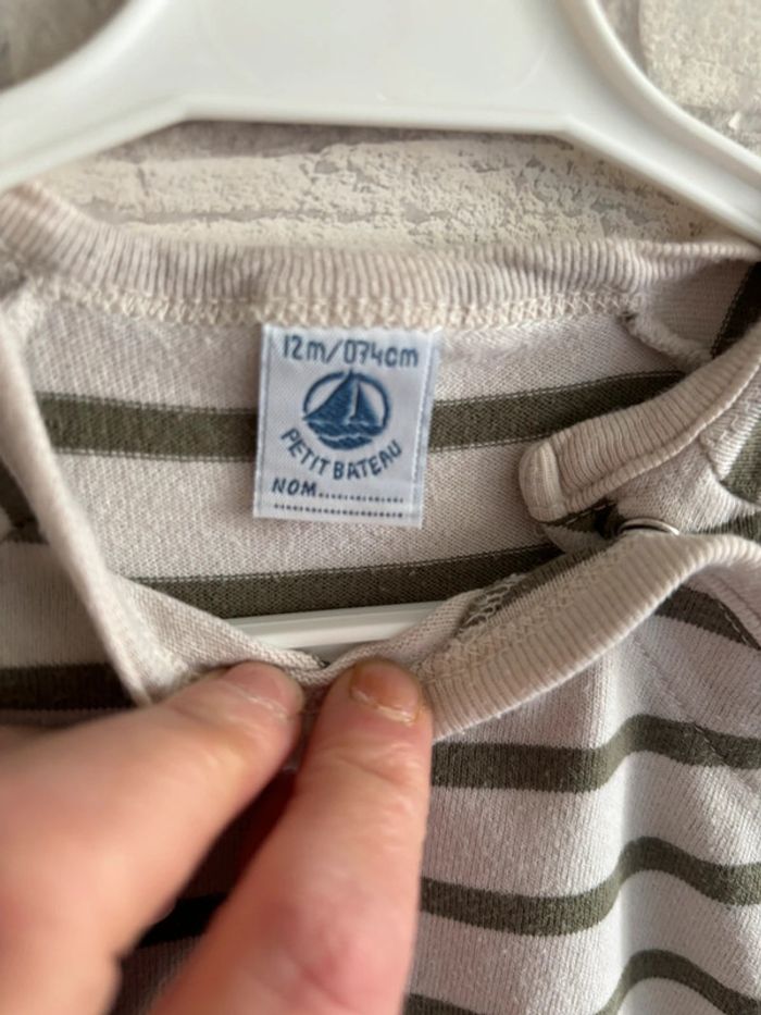 Barboteuse Petit Bateau taille 12 mois - photo numéro 3