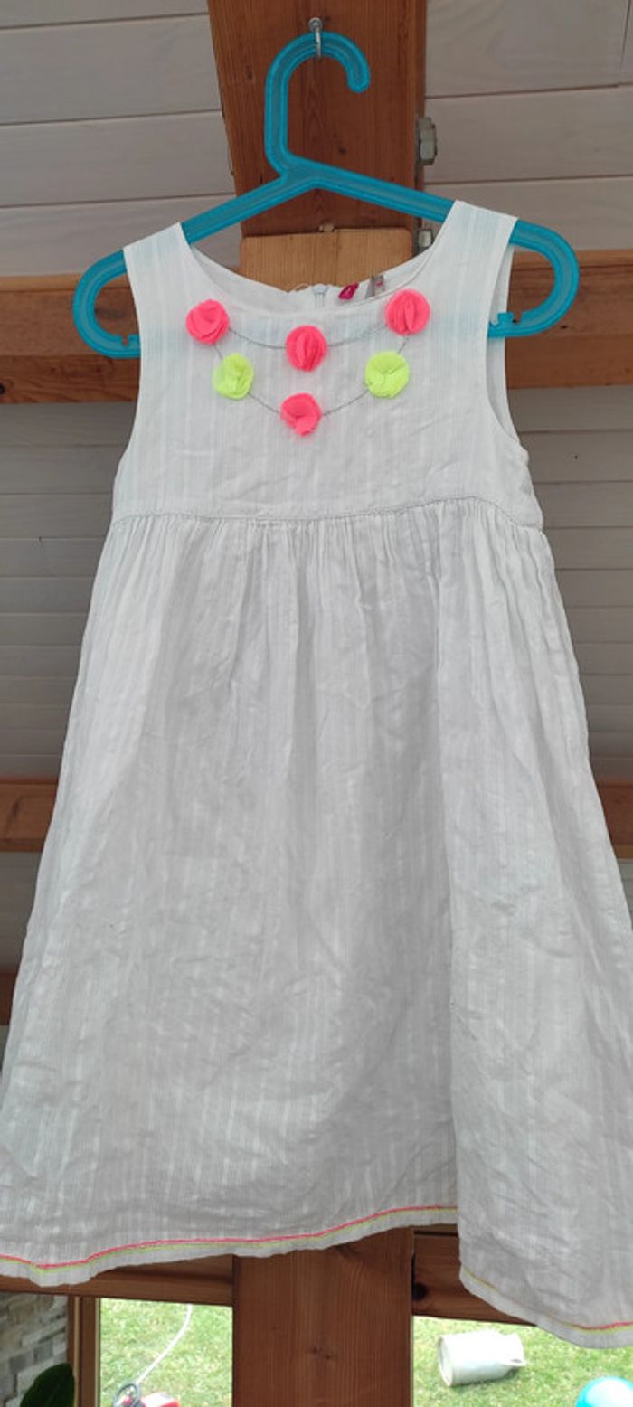 Robe été orchestra 8 ans blanche