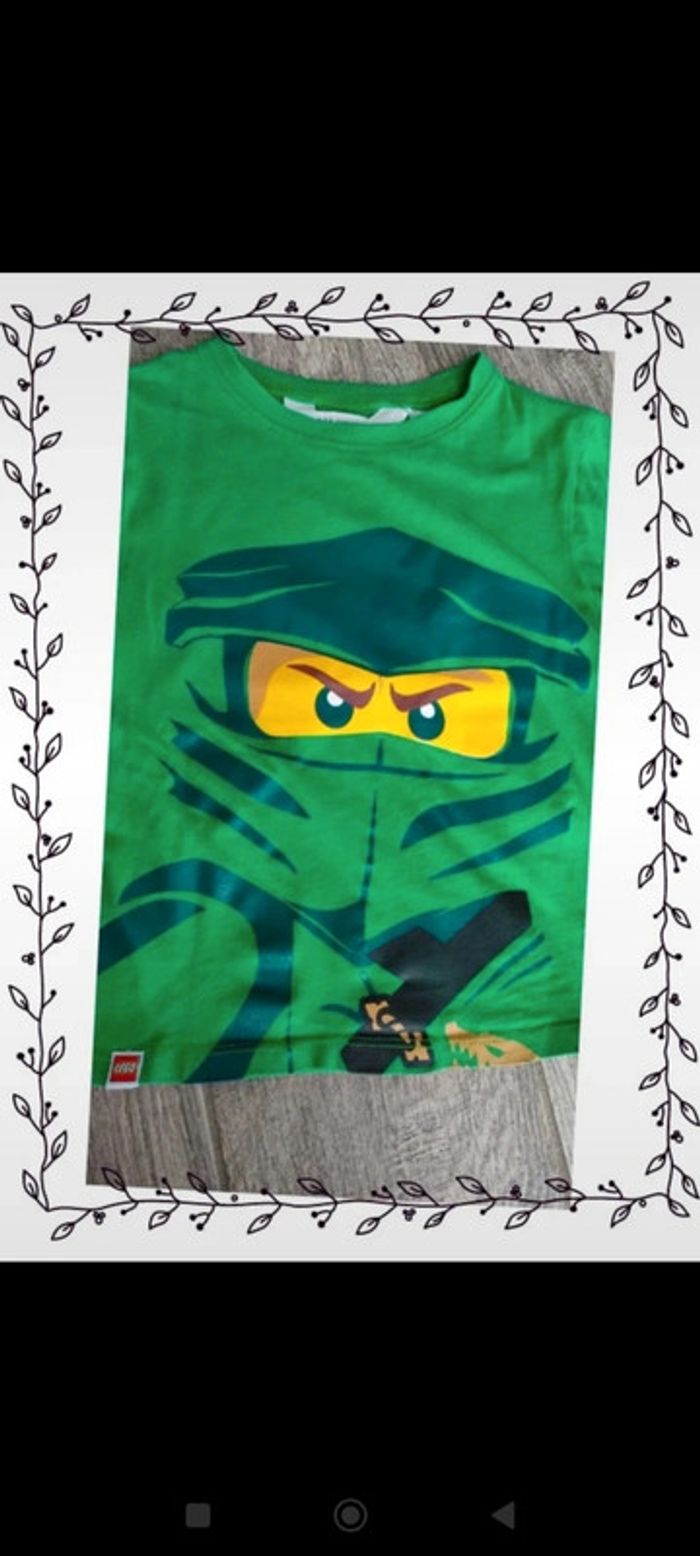 T-shirt manches courtes Ninjago vert Lloyd - photo numéro 2