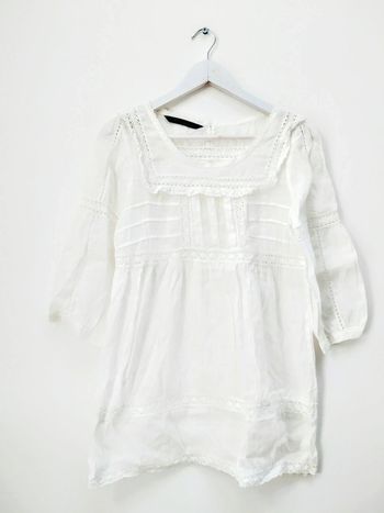 Blouse tunique blanche Zara taille S