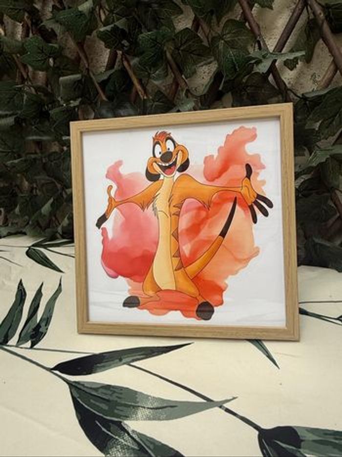 Lot de 6 tableaux deco chambre roi lion Disney - photo numéro 8