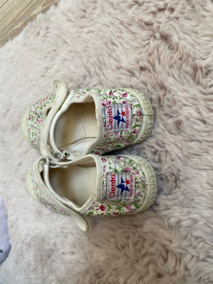 Sandale ballerine en tissus taille 29 - photo numéro 4