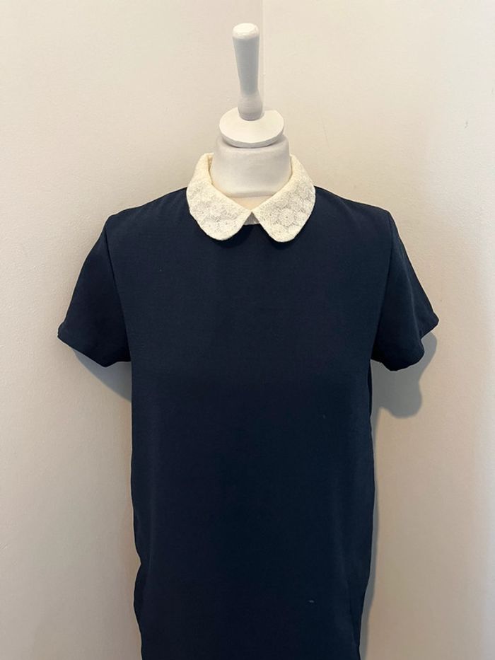 Robe marine col Claudine ycoo S - photo numéro 3