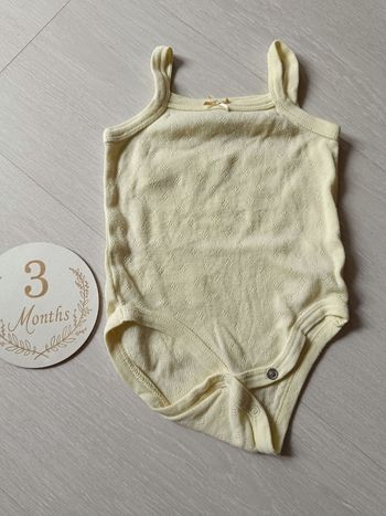 Body bretelle jaune