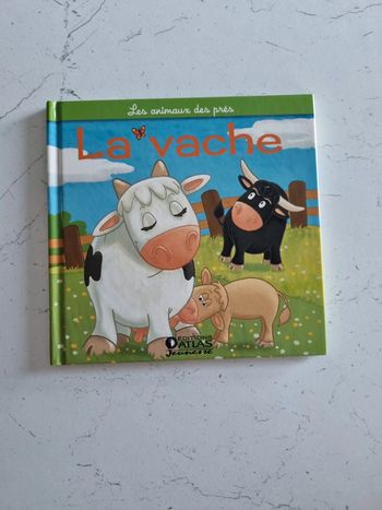 La vache,  les animaux des prés
