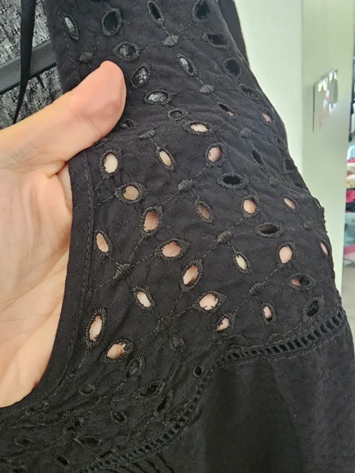 Blouse noir kiabi 50 52 femme - photo numéro 3