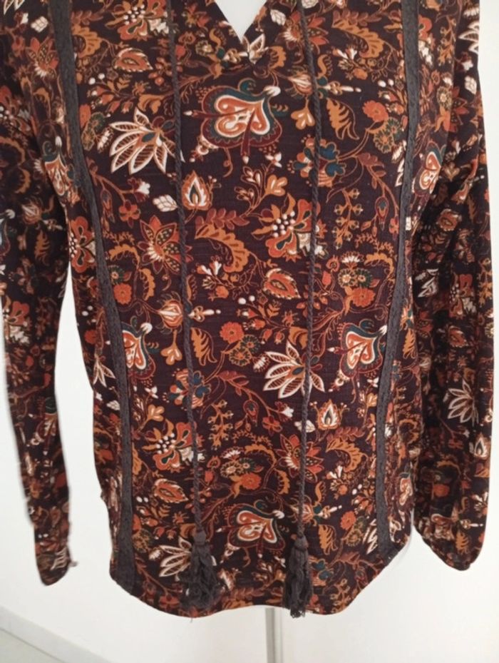 Blouse fleurie Kiabi taille S - photo numéro 4