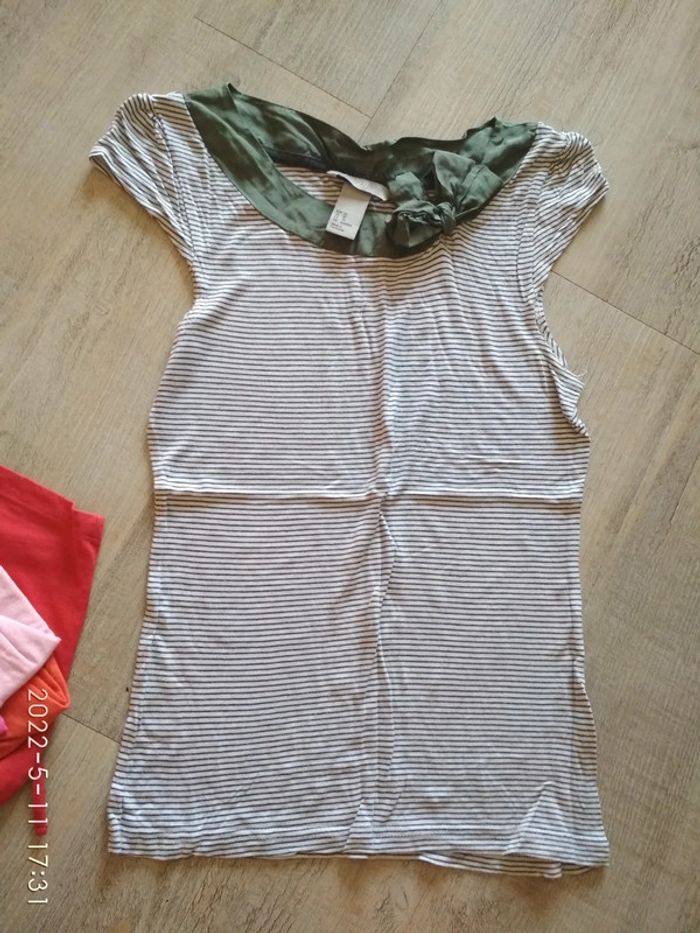 T shirt files rayures XS/ 34