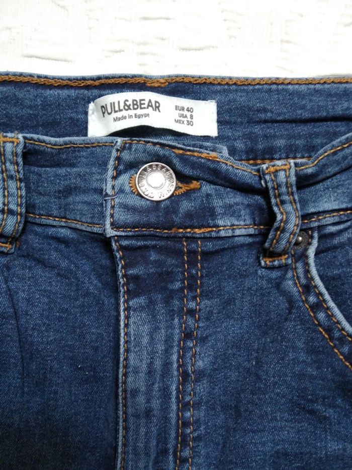 Pull & Bear Jean skinny bleu taille 40 - photo numéro 2