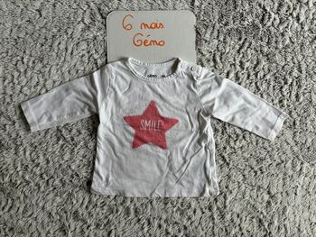 T-shirt manches longues 6M