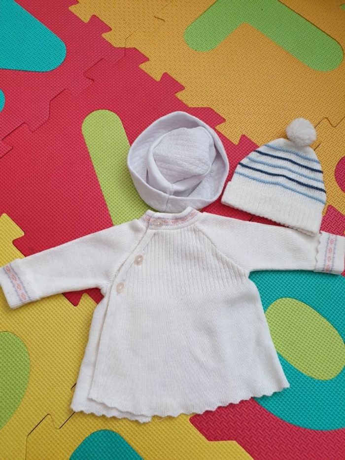 Lot vêtements hiver bébé fille - 17 pièces - 1 et 3 mois - photo numéro 8