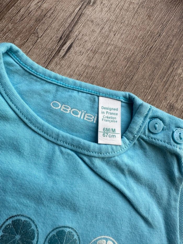 - Tee shirt Obaibi - 6 mois - Très bon état - photo numéro 2