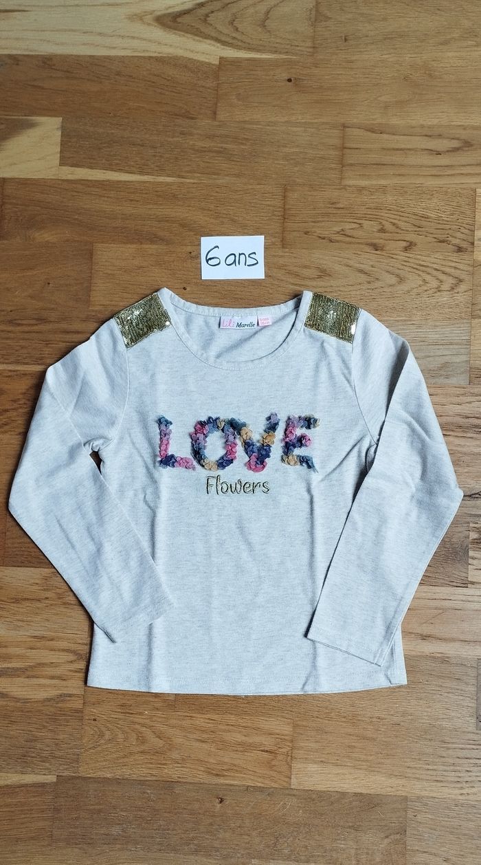 T-shirt fille 6 ans