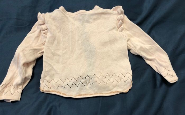 Cardigan rose poudré Orchestra 18 mois - photo numéro 2