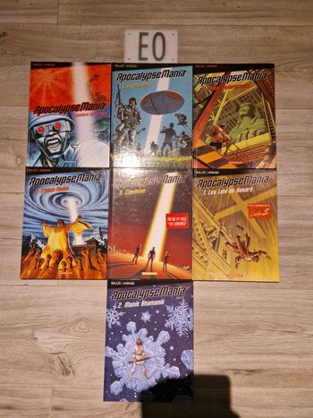 Lot de 7 bd apocalypse mania tome 1 à 7 en eo
