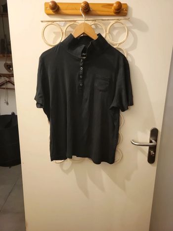 Polo noire femme