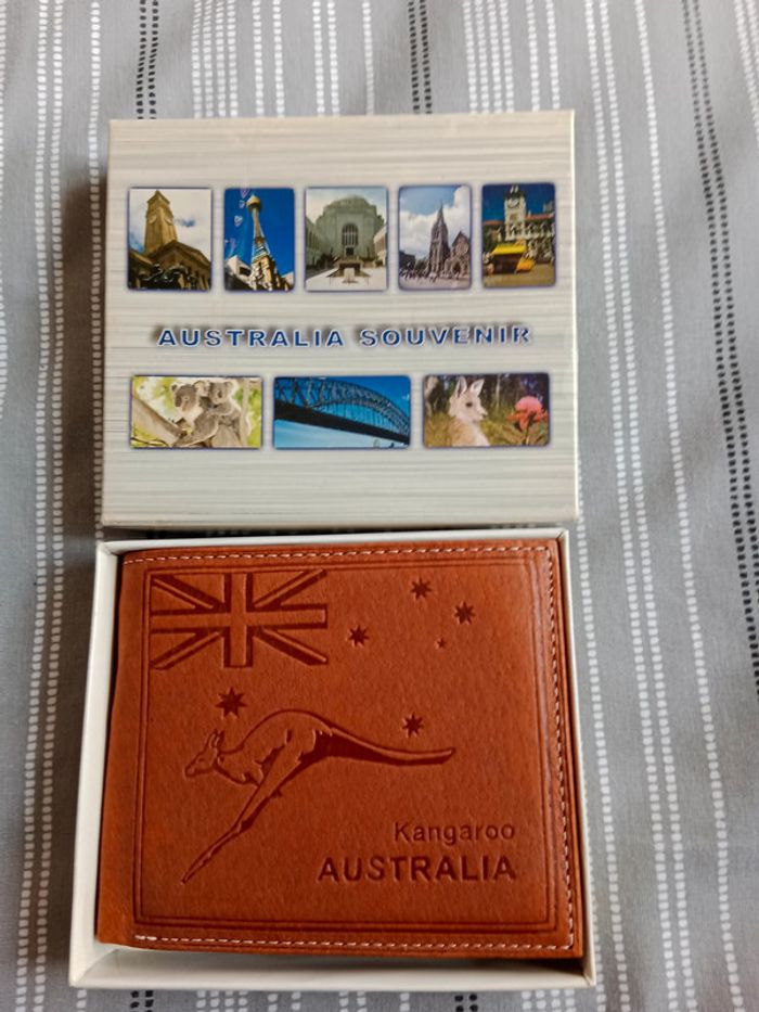 portefeuille cuir "souvenir d'Australie"