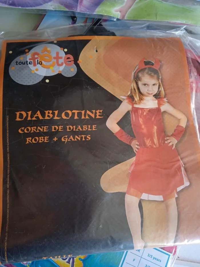 Déguisement Diablotine 6 ans