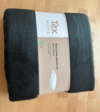 Plaid noir super chaud & Extra Doux 130x170cm Tex Expédition rapide