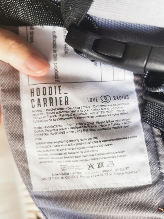 Porte bébé love radius - photo numéro 10