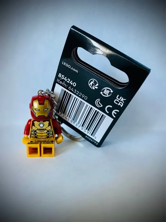 Porte-clés LEGO Marvel - Iron Man (Réf. 854240) - Neuf - photo numéro 6