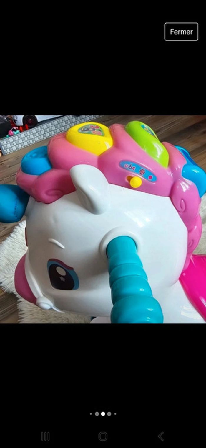 Licorne pousse pousse / à bascule - photo numéro 8