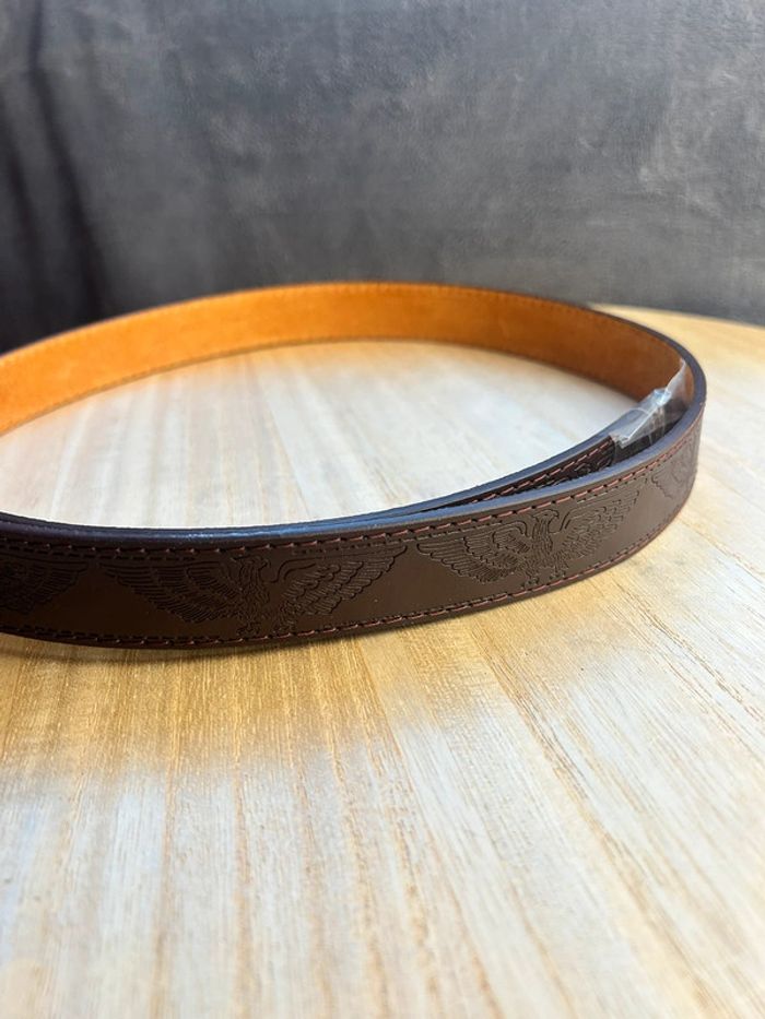 Ceinture véritable cuir neuve avec étiquette 95cm - photo numéro 2