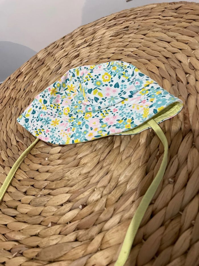 Chapeau anti UV réversible 12 mois