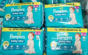 Couches Pampers Taille 4+, 156 Couches.