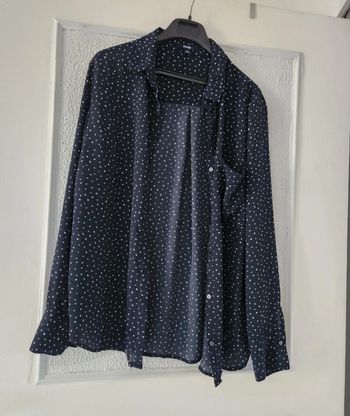 Chemise bleu foncé 