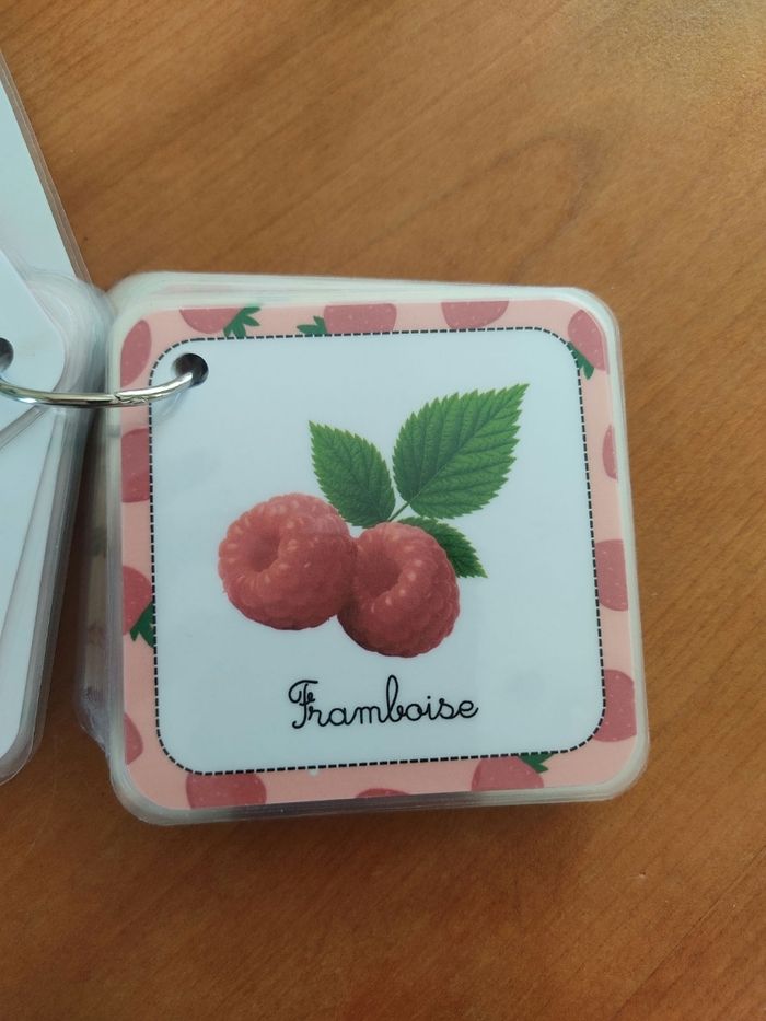 Mon petit imagier des fruits, cartes plastifiées - photo numéro 2