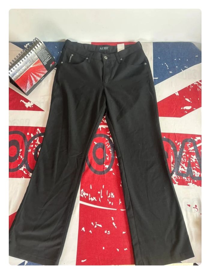 Pantalon de costume Armani Jeans taille 40 patte d’éléphant - photo numéro 5