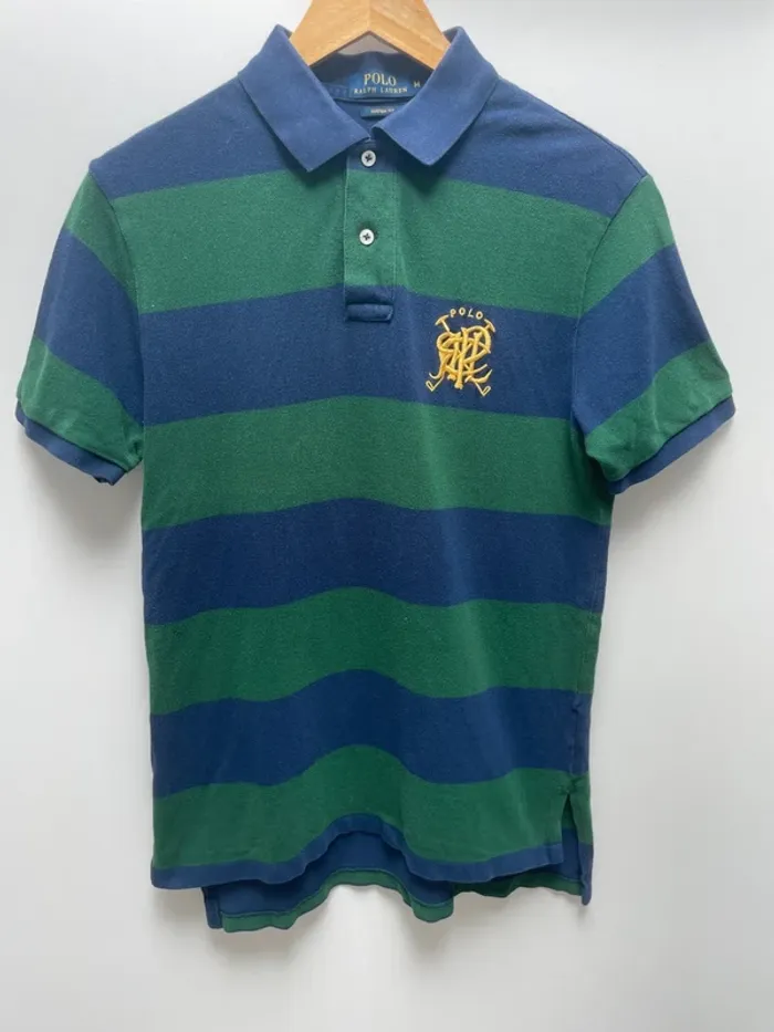 Polo Ralph Lauren vintage embroided green blue Mens M