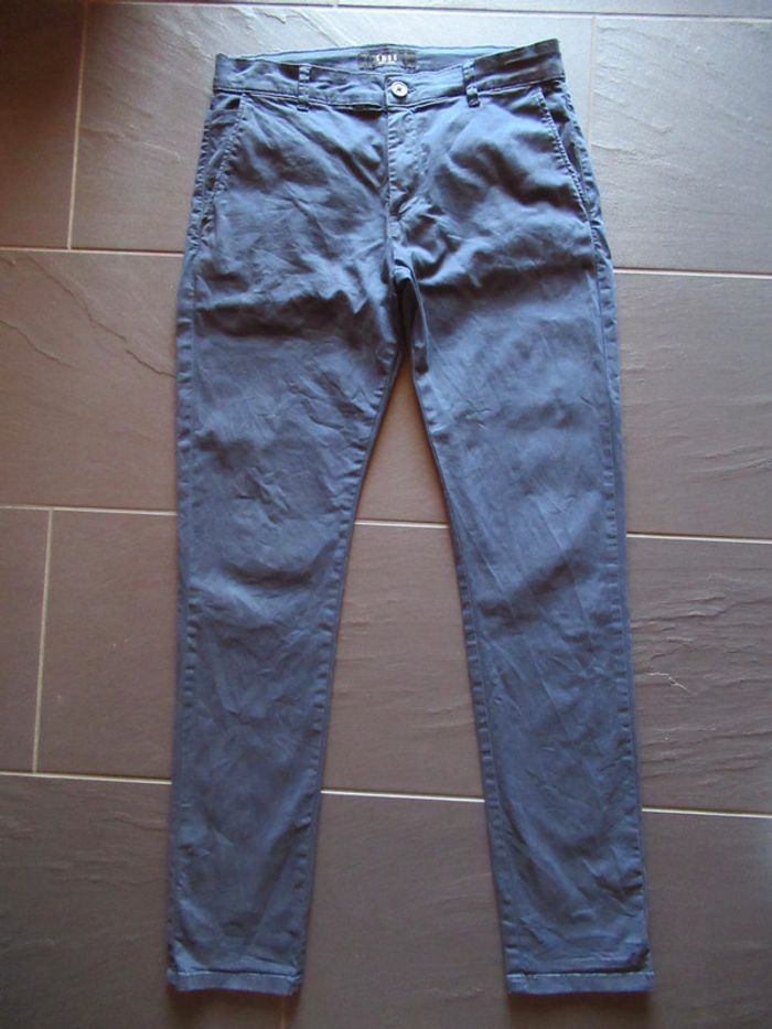 Pantalon chino homme bleu marine 38 / M Smog très bon état